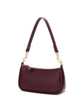 Vegan Leather Small Shoulder Bag Women Mini Purse with Removable Strap